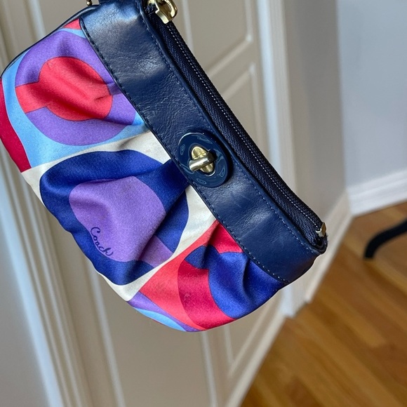 Coach Resort OP art satin wristlet - Picture 13 of 14